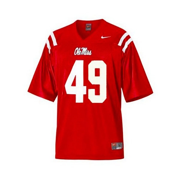 Ole Miss Rebels Men's NCAA Patrick Willis #49 Red College Football Jersey RMV6349OH